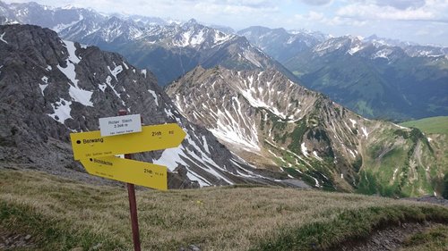 Auf dem Roten Stein, mit Blick nach Süden