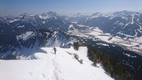 Kurz nach dem Gipfel