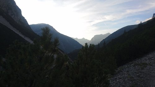 Schöne Abendstimmung im Lechtal