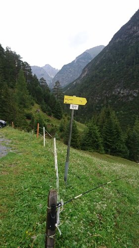 Start an der Alfutz Alm