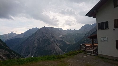Steinseehütte am Zustiegstag
