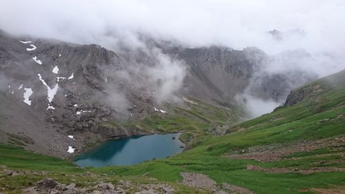 Gufelsee von Gufeljoch aus